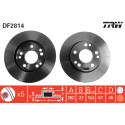 Conjunto de discos de freio TRW DF2814