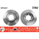 Conjunto de discos de freio TRW DF3047