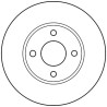 Conjunto de discos de freio TRW DF4018