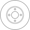 Conjunto de discos de freio TRW DF4019