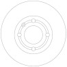 Conjunto de discos de freio TRW DF4062