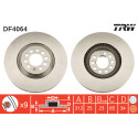 Conjunto de discos de freio TRW DF4064