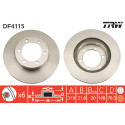 Conjunto de discos de freio TRW DF4115