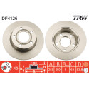 Conjunto de discos de freio TRW DF4126