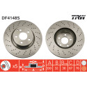 Conjunto de discos de freio TRW DF4148S