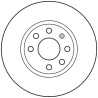 Conjunto de discos de freio TRW DF4165