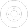 Conjunto de discos de freio TRW DF4169
