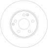 Conjunto de discos de freio TRW DF4180