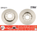 Conjunto de discos de freio TRW DF4211