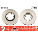 Conjunto de discos de freio TRW DF4216