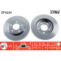 Conjunto de discos de freio TRW DF4224