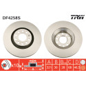Conjunto de discos de freio TRW DF4258S