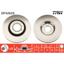 Conjunto de discos de freio TRW DF4262S