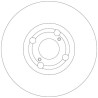 Conjunto de discos de freio TRW DF4317