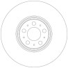 Conjunto de discos de freio TRW DF4340S