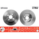Conjunto de discos de freio TRW DF4344