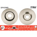 Conjunto de discos de freio TRW DF4358S