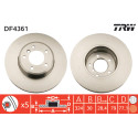 Conjunto de discos de freio TRW DF4361