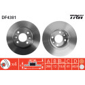 Conjunto de discos de freio TRW DF4381