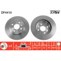 Conjunto de discos de freio TRW DF4410