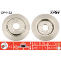 Conjunto de discos de freio TRW DF4422
