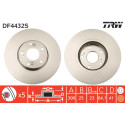 Conjunto de discos de freio TRW DF4432S