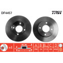 Conjunto de discos de freio TRW DF4457