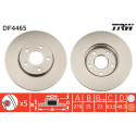 Conjunto de discos de freio TRW DF4465