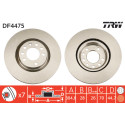 Conjunto de discos de freio TRW DF4475