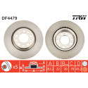 Conjunto de discos de freio TRW DF4479