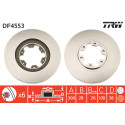 Conjunto de discos de freio TRW DF4553