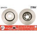 Conjunto de discos de freio TRW DF4731
