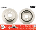 Conjunto de discos de freio TRW DF4745