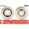 Conjunto de discos de freio TRW DF4754