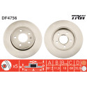 Conjunto de discos de freio TRW DF4756