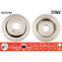 Conjunto de discos de freio TRW DF4794