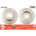 Conjunto de discos de freio TRW DF4799