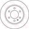 Conjunto de discos de freio TRW DF4823S