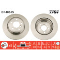 Conjunto de discos de freio TRW DF4854S