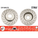 Conjunto de discos de freio TRW DF4862S