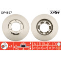 Conjunto de discos de freio TRW DF4897