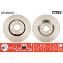 Conjunto de discos de freio TRW DF4939S