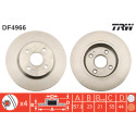 Conjunto de discos de freio TRW DF4966