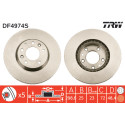 Conjunto de discos de freio TRW DF4974S