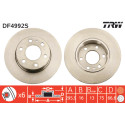 Conjunto de discos de freio TRW DF4992S