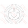 Conjunto de discos de freio TRW DF6255