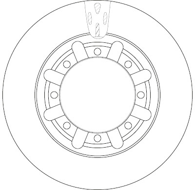 Disco de freio TRW DF6335S