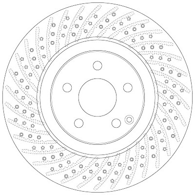 Disco de freio TRW DF6433S