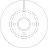 Conjunto de discos de freio TRW DF6509