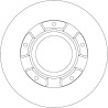 Conjunto de 2 discos de freio TRW DF6510S